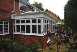 well balanced mix of traditional build extensions and conservatories.