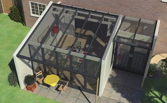 taking the idea to a new level with its Veranda glass extension.