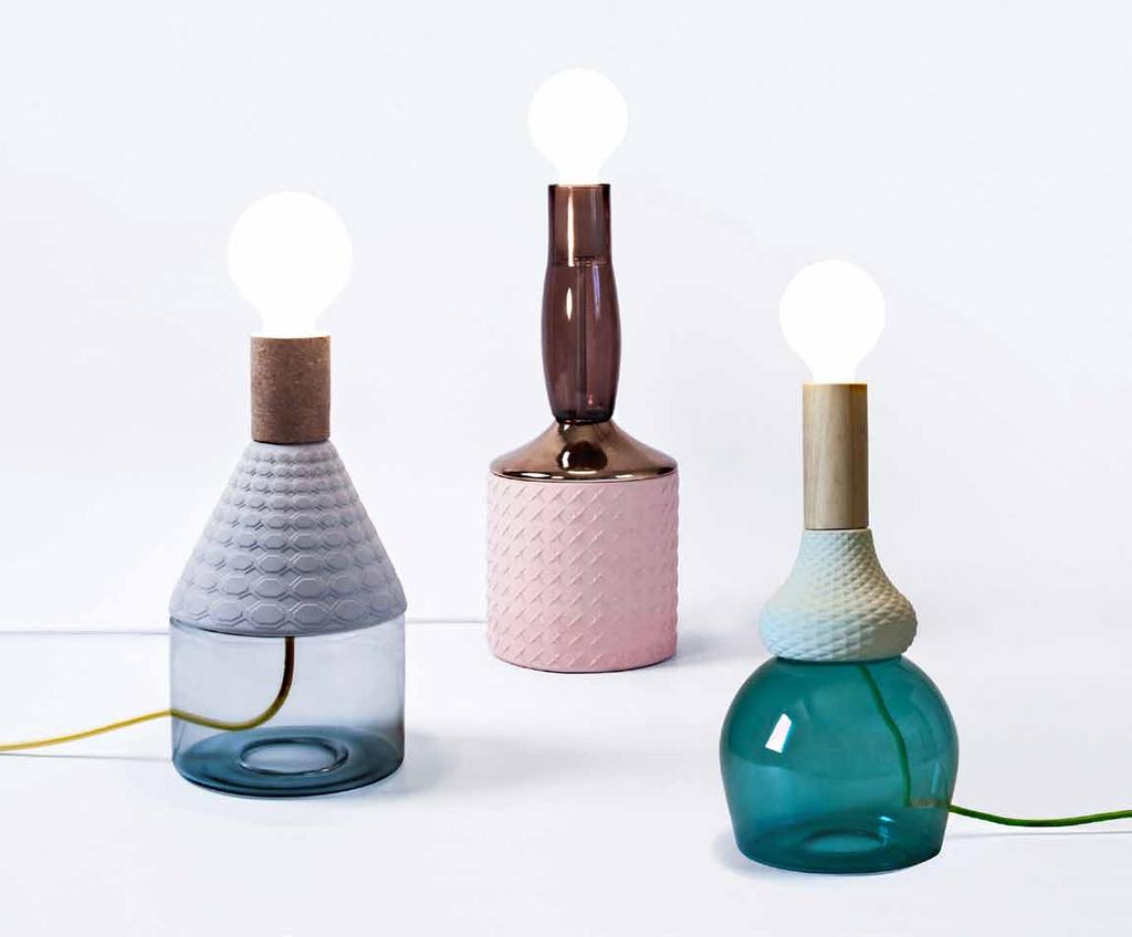 Mrnd standard color version produced by seletti Mrnd (2015, Seletti) lamps are a tribute to the master Giorgio Morandi, a current reinterpretation of his work declined through an emotional dialectic