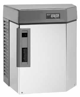 Features Horizon Chewblet ice machine with up to 1580 lb (717 kg) daily production of customer preferred Chewblet ice 1000 series - up to 900 pounds (409 kg) in 24 hours 1400 series - up to 1333