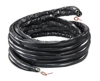: 6 bar Operating temperature: 100 C to +200 C EPDM insulation with peck protection Incl. control cable With 4 union nuts, 1 internal thread, gasket and flange set Item no.
