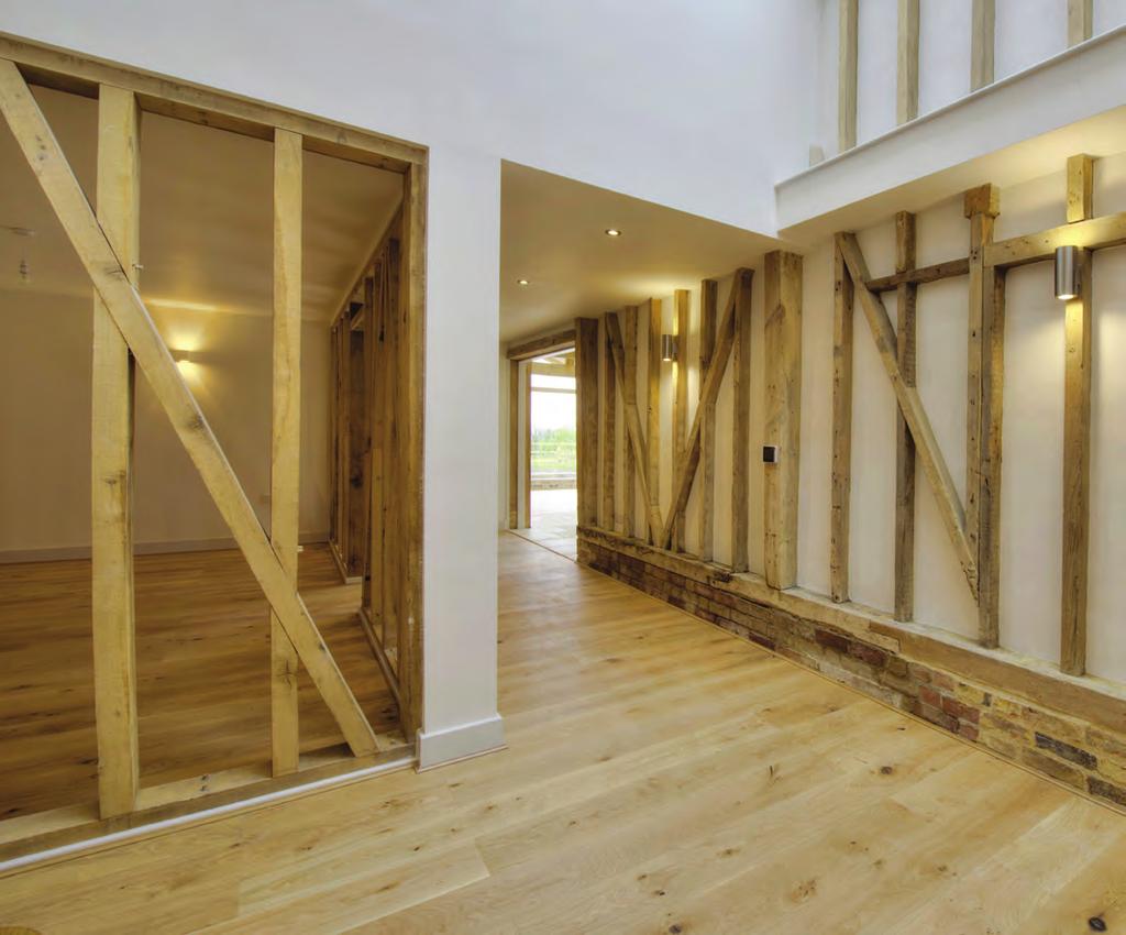 GYM 5.91m x 6.04m (19 5 x 19 10) Open timbers to entrance hall. Oak floor. Recessed ceiling lights. Exposed timbers to wall. Power for sauna connection. CINEMA ROOM 7.03m x 5.