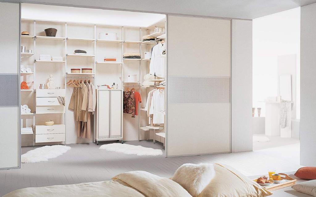 Endless space Organization is half the battle especially in the clothes closet. These storage space solutions are a stylish way to stow away clothes and accessories. Remember Sex and the City?
