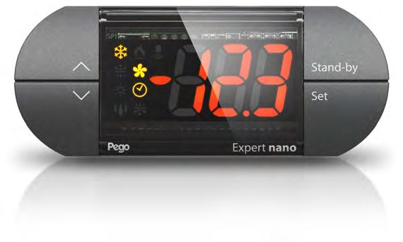 EXPERT NANO EXPERT NANO 4CK The EXPERT NANO 4CK is a 4 relays electronic thermoregulator designed to control refrigerated counters, display windows and static or ventilated refrigeration units with