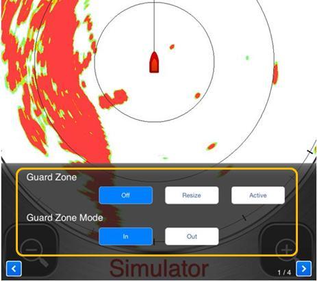 Apps Information Apps Radar App Simulator App Release Date November 16, 2015 November 2, 2015 Notes: (1) The guard zone alarm is available by app s update only.