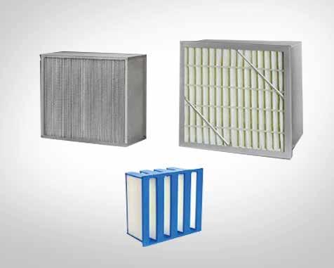 Rigid Cartridge Type Filters Rigid Cartridg type filters are available in: MERV 14, MERV 13 AND MERV 11 EFFICIENCIES. High impact resistant plastic cell sides.