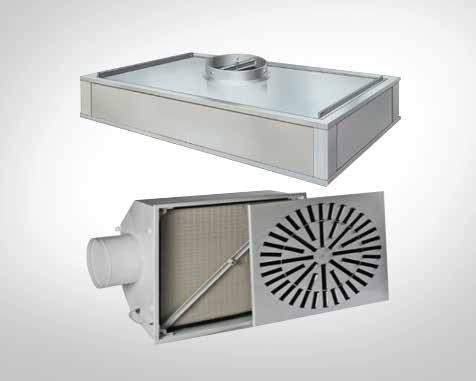 CEILING MODULES Various types of Ceiling modules are available for Health Care Facilities, Clean Rooms etc. Laminar flow type Knife edge/gel seal type Mini pleat type filters Efficiency rating 99.
