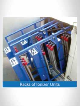 AIR IONIZATION FILTER UNIT Air ionization systems supply highly ionized air with O2+ and O2 ions to the application areas.