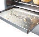 crumb trays Specially designed to catch any crumbs or debris falling through the base to prevent them