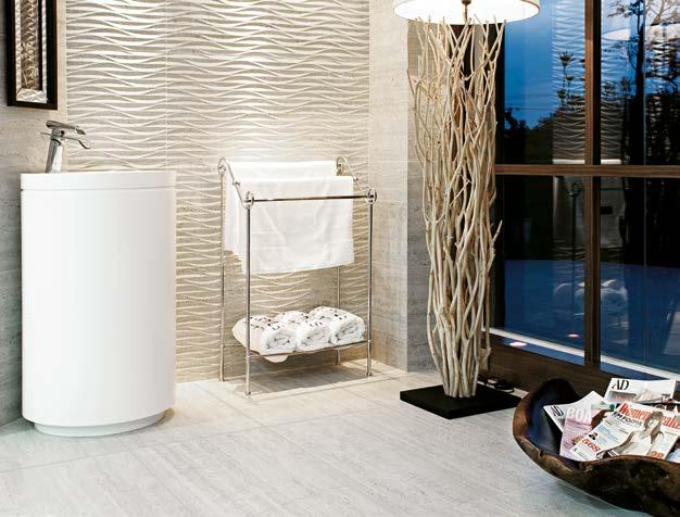 WH 45x90 cm / 18x36 45x90 cm / 18x36 Porcelain tile for walls Porcelanato para pared Travertino HD Ludo WH