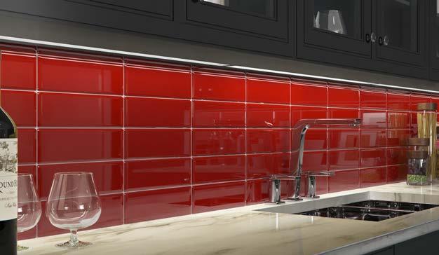 DECORA Charm and originality in subway tiles in vibrant tones.