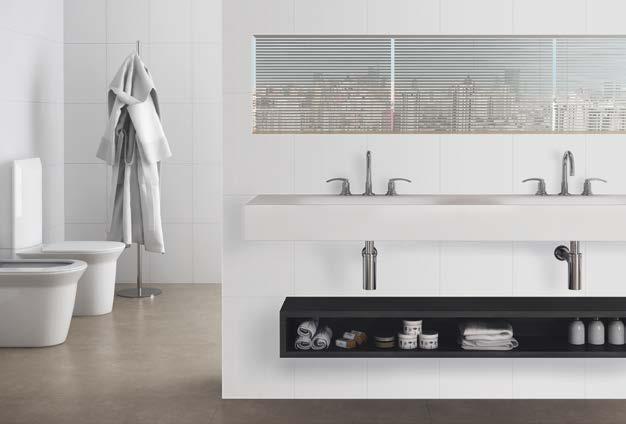 MONOCROM Wall tile Pared A classic, basic and monochrome product that matches any design style.