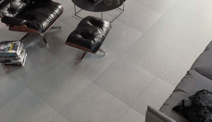 Elegancia minimalista del cemento como un elemento destaque en