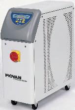 Excellence in process temperature control Piovan fluid circulating temperature controllers have been designed to