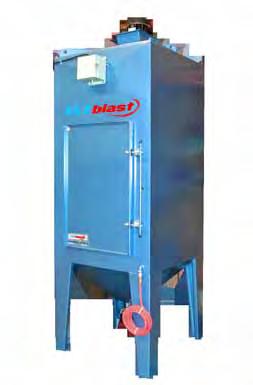 Bag-Type Dust Collector DCM100 to 330 Bag-house dust collectors are equipped with a built-in head motor exhausting system on the clean side and without any contact with abrasive.