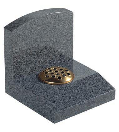 A cremation tablet featuring a delicate book and flower design. C07 All Polished Black Granite.