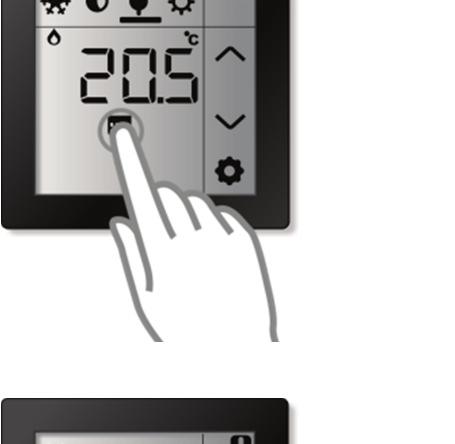 The Room Controller Touch supports up to 6 manually (re-)programmable points for each Day of Week at which time the Room