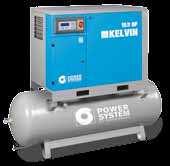 KELVIN 11-10-270 DF KELVIN 15-10-500 DF KELVIN 18.5-10-500 DF KELVIN 11-10 DV model WITH TANK AND DRYER (DF) Code Tank Power Air delivered ** Max.