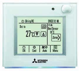 ZONE CONTROLLER Mitsubishi Electric s Zone Controller has the ability to control up to 4 or 8 zones.