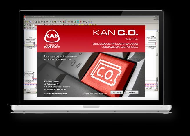Corporate software A bundle of KAN company-issued software: KAN HL - calculations of the demand for heating power and seasonal heat demand in buildings. KAN C.H. - the design and regulation of central heating systems.