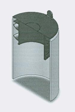 big(ger) fittings; the combination of bags of GRP material or crimp-foil and the use of a box for smaller part; end-caps of stern material of plastics bags for the pipe mouth (where the complete pipe