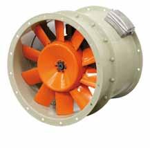 HTP Numatomo sieninio ventiliatoriaus pavyzdys HTP Cased high-pressure axial fans Robust cased axial high-pressure fans, especially designed for mining installations with large losses of load Fan: