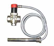 TEMPERATURE CONTROL VALVE The Ariterm Vedo boiler must be installed in connection with a warm water accumulator. This improves its functionality and extends its life span substantially.