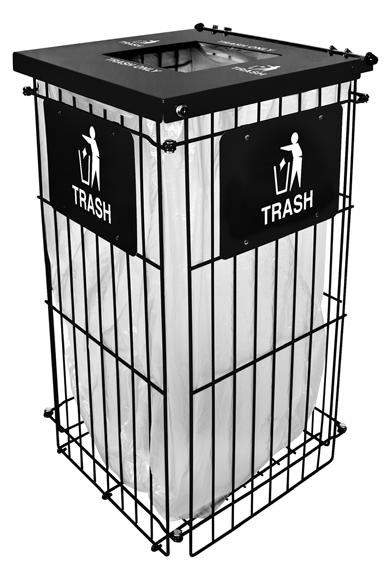 Colors: RBL, BLK, HGR Dimensions: 20 x 20 x 38, 32 lbs RGU-1836-T 501 Pedestal Smoking Urns Stainless