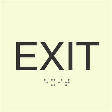 EXITS shall be marked by a sign that is readily visible from any direction of exit access