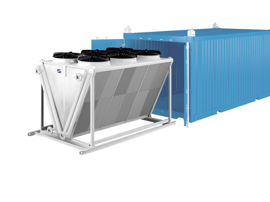 Special features of the GFD/GVD container version Additional 8 basic models for container transport High power density Large range of unit variants Dimensions optimised for container transport When