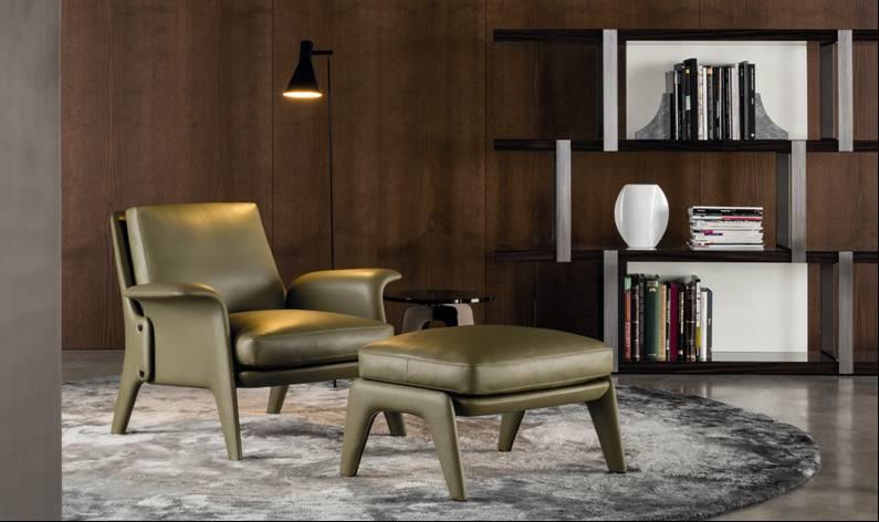 ASTON COLLECTION Aston is a family of individual pieces, including a sofa, a daybed, armchairs, poufs and chairs, custom-designed to furnish homes and public spaces with style and