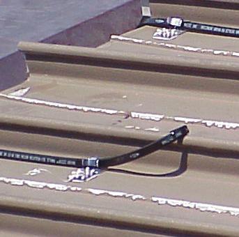 plastic, copper, steel, or aluminum gutters, and on