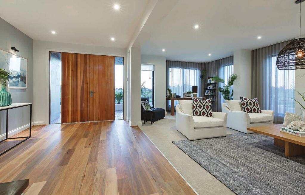 Bondi World of Style FLOORING INCLUSIONS Imposing Entrance The floor takes centre