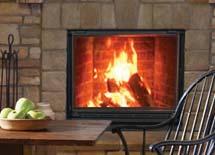 The guillotine door and clean face give you the fleibility to design your fireplace in any way that suits you.