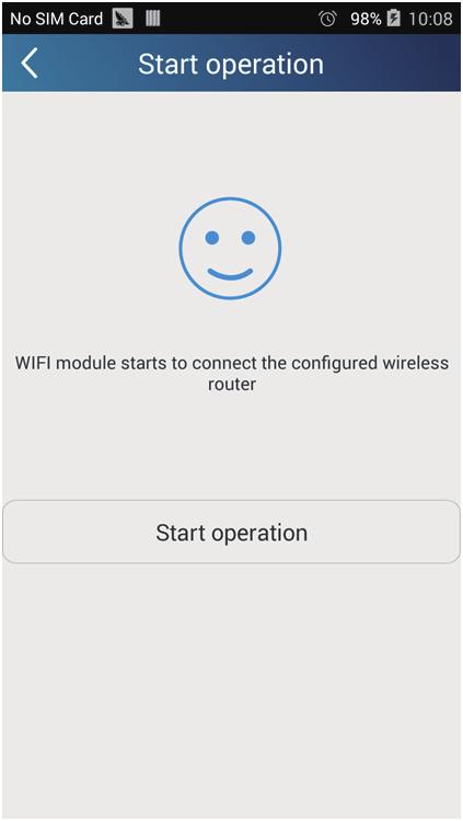Then tap "Next"; select the name of home WiFi router, then enter the
