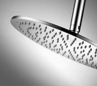 Even more advantages: After showering, simply tip the shower head slightly so that the remaining