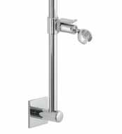 KWC shower systems, pre-configured KWC sliding wall bars 59 KWC ONO KWC AVA Sliding wall bar Sliding wall bar shower system easy to install to existing connections wall connections ½ x ½, with