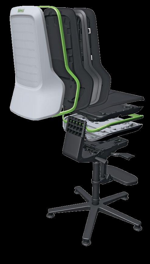 Neon is an angel Neon is the first workplace chair which has been awarded the Blue Angel eco-label.