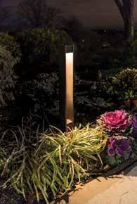 GATE LED BOLLARD/PATH 1838 listed IP66 rated, protected against high-pressure water jets Factory sealed water tight fixtures Constant output for 9V-15V input Mounting accessories included Detachable