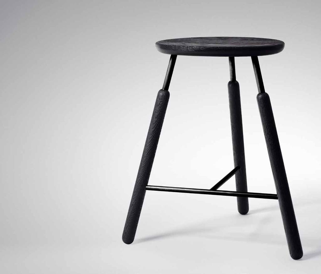 RAFT stool HIGH AND LOW by Norm Architects Maritime objects fascinate because of their contrasting surfaces.