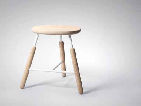 This is the inspiration behind the Raft Stool, created by NORM architects Kasper Rønn and Jonas Bjerre-Poulsen.