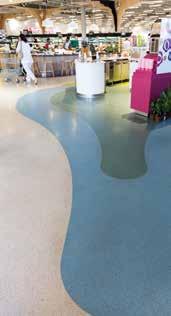 SuperSpar, Secunda A brand new SuperSpar store in Secunda installed a bespoke floor that would impress customers with bright colours and decorative patterns underfoot.