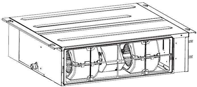 6.2.2 Ducted type Removal and Assembly of Fan Motor Remark: Prior to the assembly of the motor, make sure