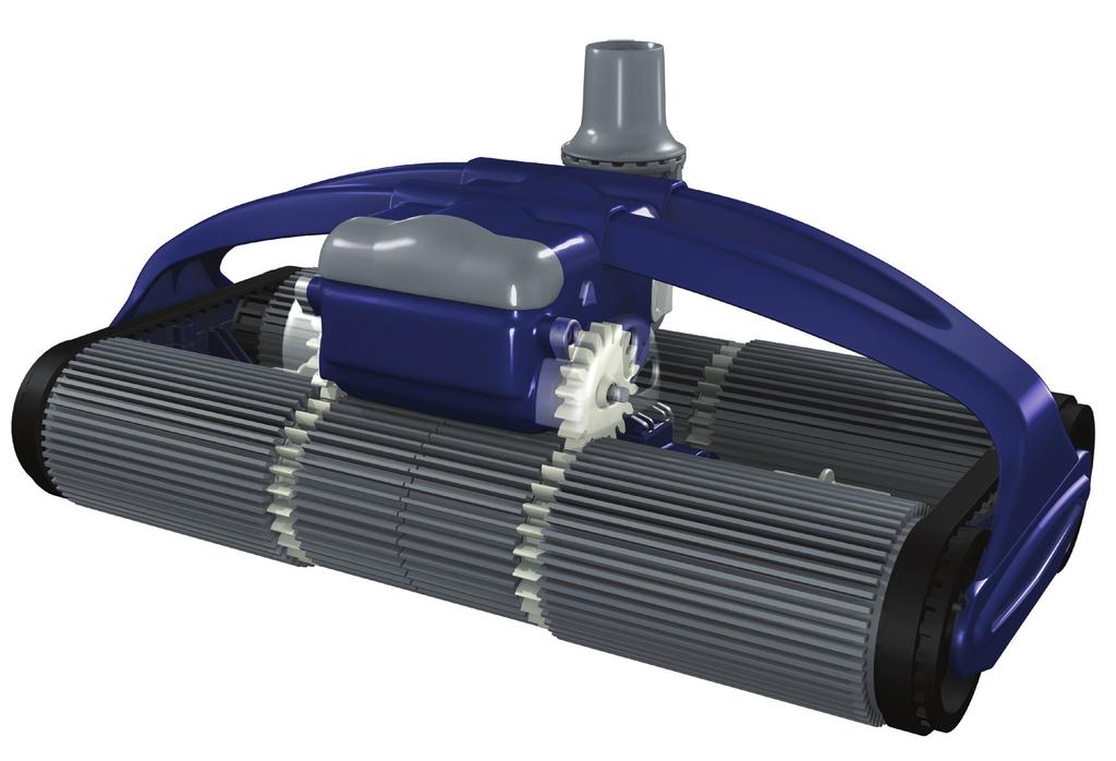 TM HYDRO POWERED ROBOTIC POOL CLEANER OPERATING