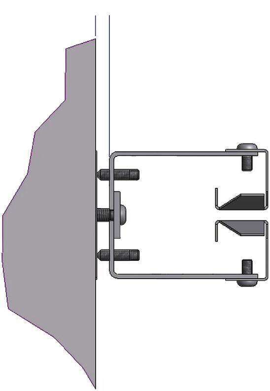 The side guide system A side guide system is always fitted and provides a seal between the