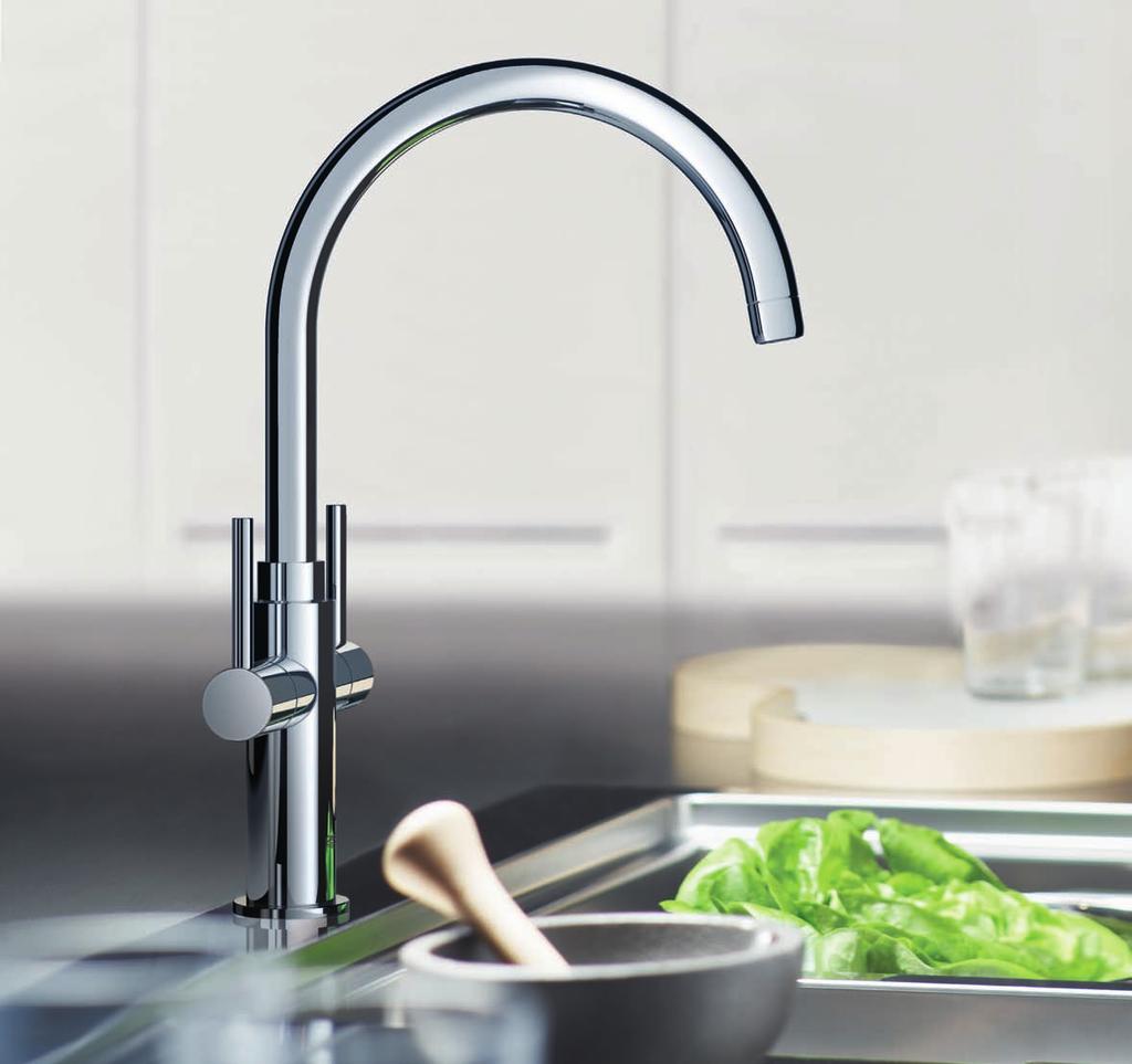 AMBI Opt for a contemporary classic with the Ambi faucet range.