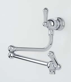 athenian mixers are Supplied with a phoenician Spout and white Porcelain Levers as standard.