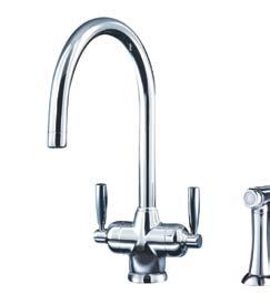 mimas 1435 Dual Lever Sink Mixer with Filtration and C Spout mimas 1535 Dual Lever Sink Mixer with Filtration,