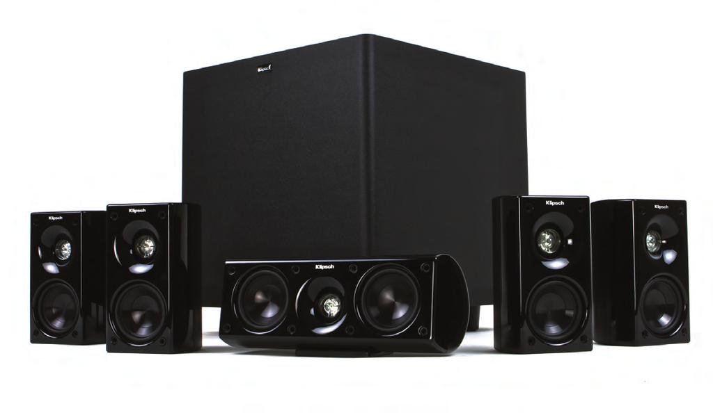 HD THEATER SERIES Our sleek, simple and small HD Theater speaker packages deliver