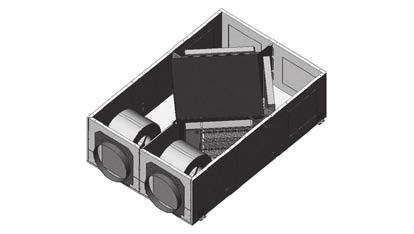SB4 Cooling section with 4 row coil (for horizontal units only) SFE Auxiliary